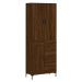 vidaXL Skříň highboard hnědý dub 69,5 x 34 x 180 cm kompozitní dřevo