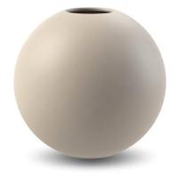 Cooee Design, Kulatá váza Ball Sand, 20 cm, béžová