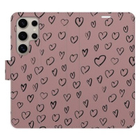 iSaprio Flip pouzdro Heart Dark 02 pro Samsung Galaxy S24 Ultra