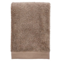 Hnědý ručník z bio bavlny 50x100 cm Comfort Organic – Södahl