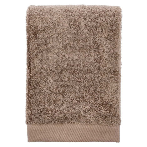 Hnědý ručník z bio bavlny 50x100 cm Comfort Organic – Södahl