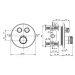 IDEAL STANDARD CeraTherm Navigo Termostatická sprchová baterie pod omítku pro 2 spotřebiče, hedv