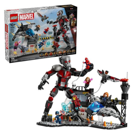 LEGO® Marvel 76314 Akční bitva – Captain America: Občanská válka