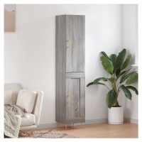 vidaXL Skříň highboard šedá sonoma 34,5 x 34 x 180 cm kompozitní dřevo