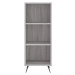 vidaXL Skříň highboard šedá sonoma 34,5x32,5x180 cm kompozitní dřevo