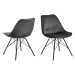 Dkton Designová židle Nasia tmavě šedá