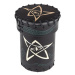 Call of Cthulhu Leather Dice Cup Black and Green-Golden