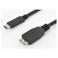 PremiumCord Kabel USB 3.1 konektor C/male - USB 3.0 konektor Micro-B/male, 0.6m