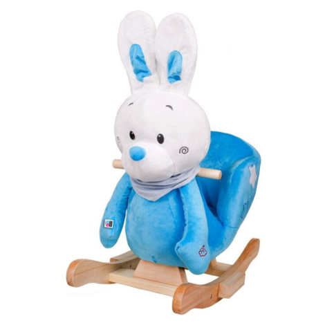 PLAYTO - Houpací hračka s melodií králíček modrá