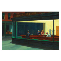 Obrazová reprodukce Nighthawks, Edward Hopper, 40 × 26.7 cm