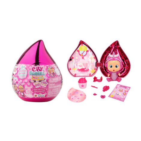 Panenka Cry Babies magické slzy růžová edice TM Toys