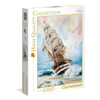 Clementoni - Puzzle 1000 Plachetnice-Amerigo Vespucc