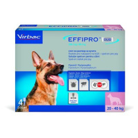 Virbac Effipro Duo spot-on pro psy 20 - 40 kg L 4 × 2,68 ml