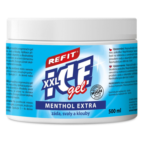 Refit Ice Masážní gel s mentholem 500 ml
