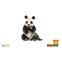 Panda velká zooted plast 8cm v sáčku