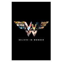 Umělecký tisk Wonder Woman - Believe in Wonder, 26.7x40 cm