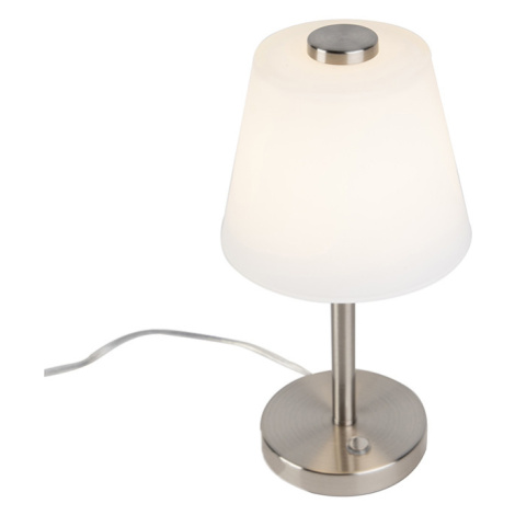 Designová stolní lampa ocelová stmívatelná včetně LED - Regno TRIO