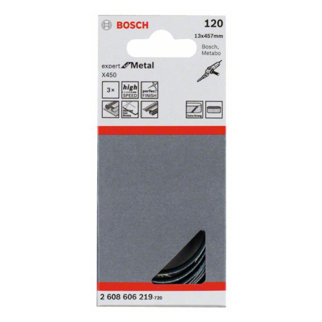 Brusný pás Bosch X450; 13 x 457 mm, 120 2608606219