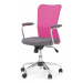 Dětská židle ONDY růžová/šedá