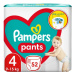 Pampers Pants velikost 4 plenkové kalhotky 9-15kg 52ks