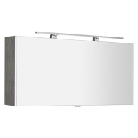 Sapho CLOE galerka s LED osvětlením 120x50x18cm, dub stříbrný