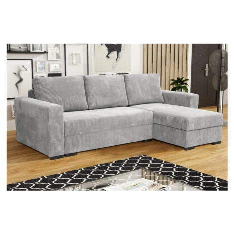 MERLIN retro rozkládací rohová sedačka s úložným prostorem