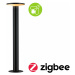 PAULMANN LED stojací svítidlo Smart Home Zigbee Plate neláká hmyz IP44 600mm CCT 5,5W 230V antra