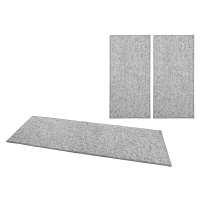 BT Carpet - Hanse Home koberce Ložnicová sada Wolly 102840 Grey - 3 díly: 67x140 (2x), 67x250 (1