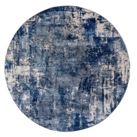 Flair Rugs koberce Kusový koberec Cocktail Wonderlust Dark blue kruh - 160x160 (průměr) kruh cm