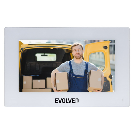 EVOLVEO DoorPhone AP1 AP2- rozšiřující monitor pro dvoudrátové systémy videotelefonů, bílý