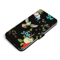 Mobiwear Flip pouzdro pro Apple iPhone 13 Mini - VD09S Ptáčci a květy