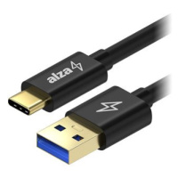 AlzaPower AluCore USB-A to USB-C 3.2 Gen 1 60W 5Gbps 2m černý