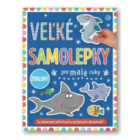 Veľké samolepky a maľovanky pre malé ruky Žraloky