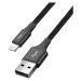 Baseus Fast 4-in-1 kabel s 2x Lightning/USB-C/MicroUSB 3.5A 1.2m černý