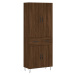 vidaXL Skříň highboard hnědý dub 69,5 x 34 x 180 cm kompozitní dřevo