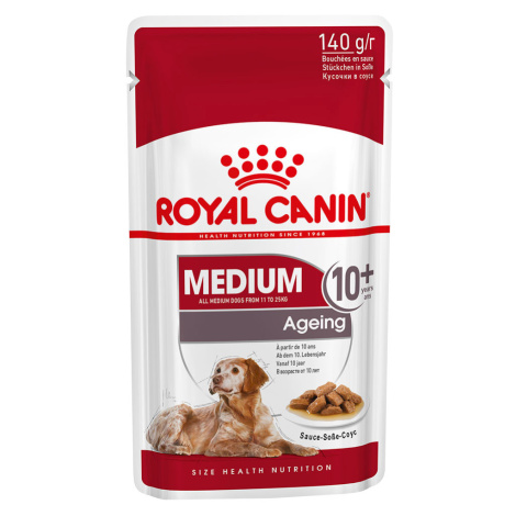 Royal Canin Medium Ageing 10+ v omáčce - 10 x 140 g