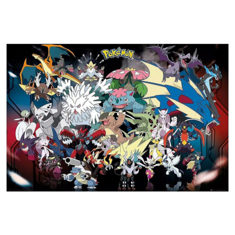 Plakát Pokémon - Mega Evolution ABY STYLE