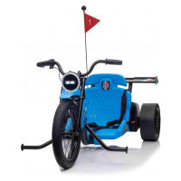 Mamido Dětská elektrická tříkolka DRIFT BIKE 21 modrá