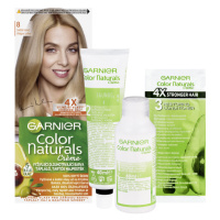 Garnier Color Naturals  permanentní barva na vlasy 8.0 světlá blond, 60+40+12ml