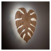 Envostar Nástěnné svítidlo Envostar Folah, tvar listu, světlé dřevo, 40 x 35 cm