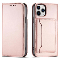 Magnet Card Case pro iPhone 12 Pro card wallet case card holder pink