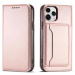 Magnet Card Case pro iPhone 12 Pro card wallet case card holder pink