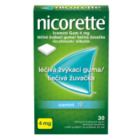 NICORETTE ICEMINT GUM 4MG léčivé žvýkačky 30