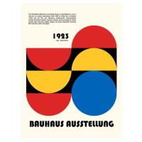 Ilustrace Bauhaus Ausstellung, Retrodrome, 30 × 40 cm