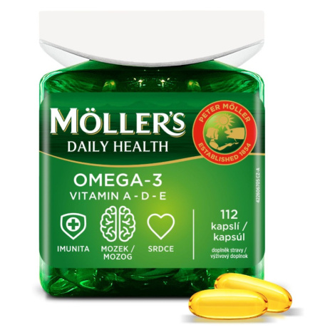 Mollers Omega-3 Daily Health 112 kapslí
