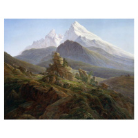 Obrazová reprodukce The Watzmann, Friedrich, Caspar David, 40 × 30 cm