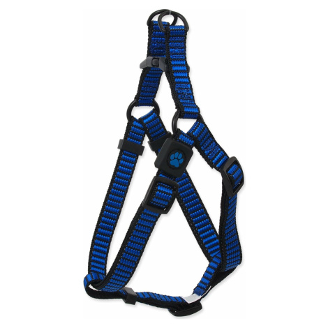 Postroj Active Dog Premium M modrý 2x53-77cm