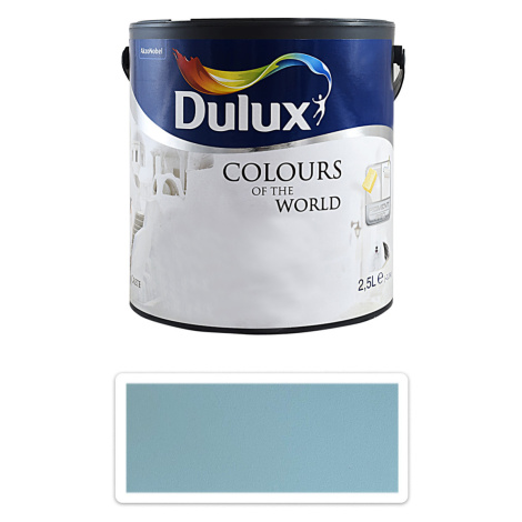 DULUX Colours of the World - matná krycí malířská barva do interiéru 2.5 l Mrazivý tyrkys