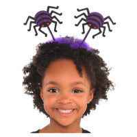Amscan Dětská čelenka - Fialové pavouky