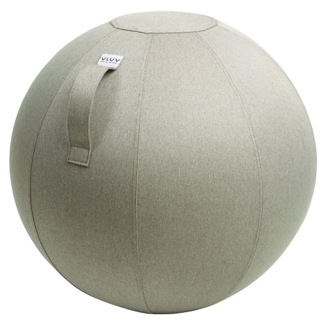 VLUV Sedací míč LEIV, potah z tkaniny se vzhledem plátna, 600 - 650 mm, kamenná šedá